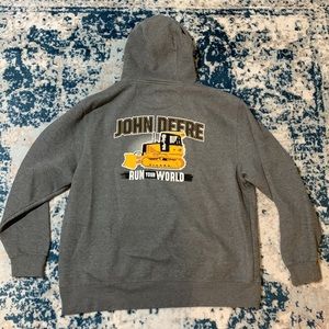 John Deere Fleece Lined Hoodie Mens Size 2XL